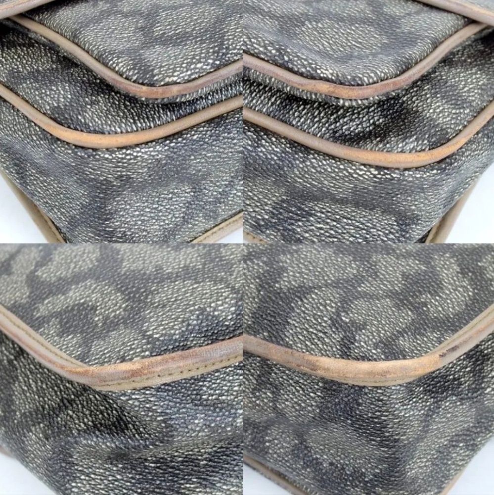 YVES SAINT LAURENT SHOULDER BAG POUCH 2PIECE SET PVC - Picture 7 of 14